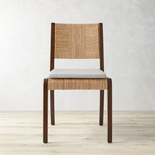 Alvares Side Chair Cushion,Sunbrella Performance Canvas\, Granite,