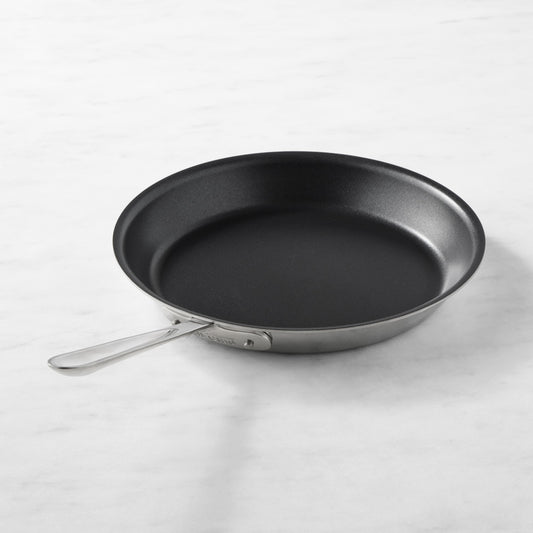 All-Clad D3 Tri-Ply Stainless-Steel Pro Nonstick Omelette Pans,D3 Triply Stainless-Steel Nonstick Pro Omelette Pan\, 11",