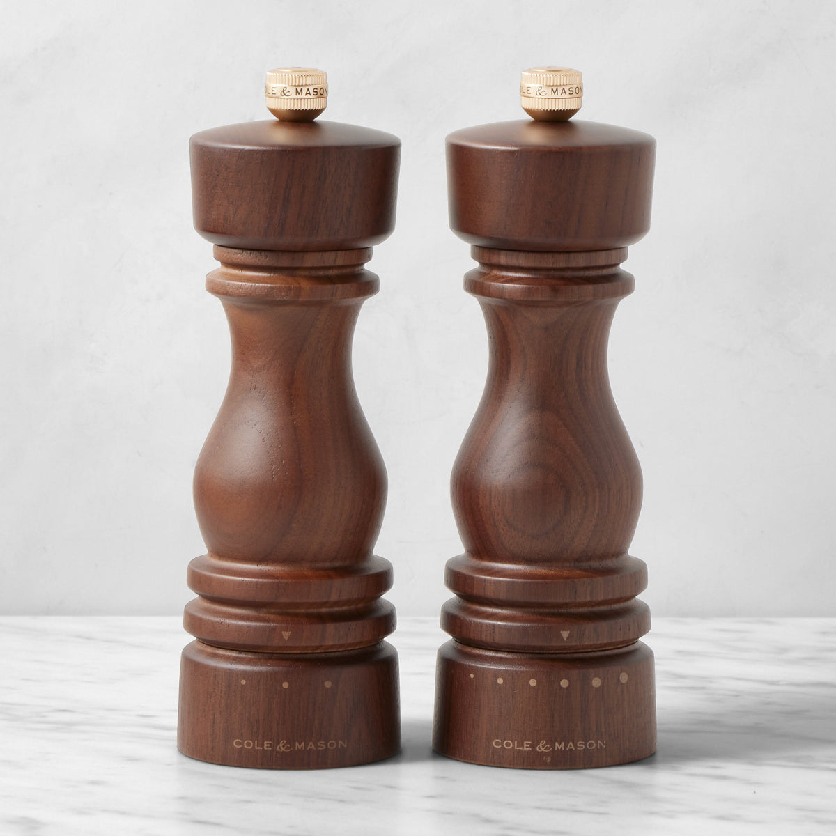Cole & Mason London Walnut Mills Set, 7",WSNOADS,Salt & Pepper Mills