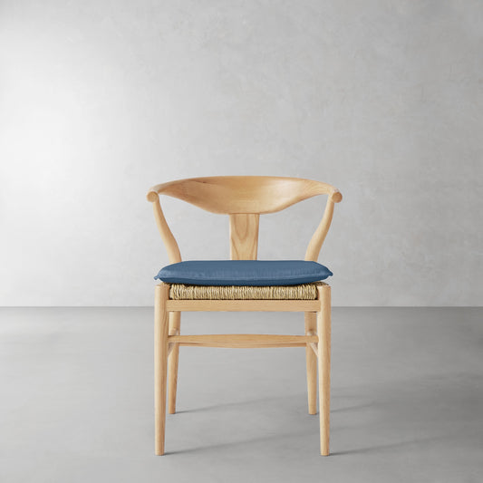 Baldwin Armchair Cushion,Sunbrella Performance Canvas\, Denim,