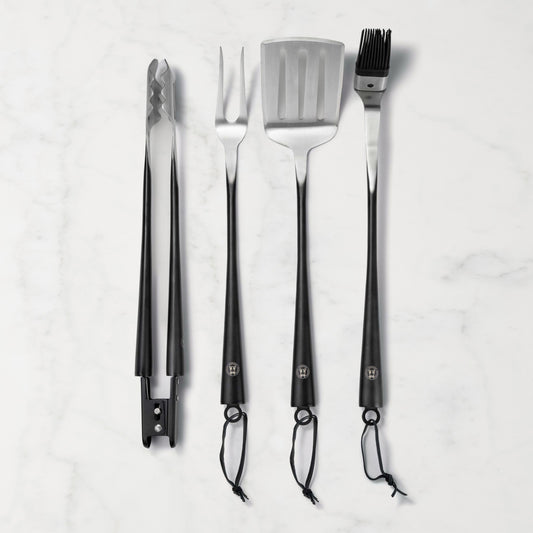 Schmidt Brothers Carbon Grill Tools, Set of 4,,