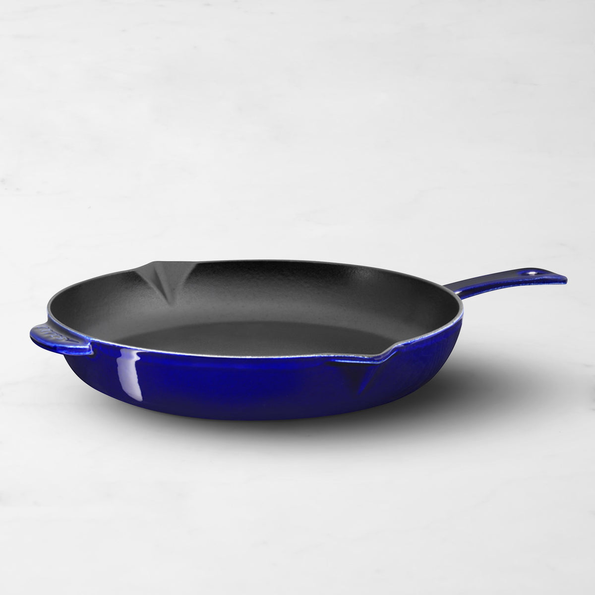 Staub Enameled Cast Iron Fry Pans,Sapphire,Pan\, 12"\, Sapphire Blue