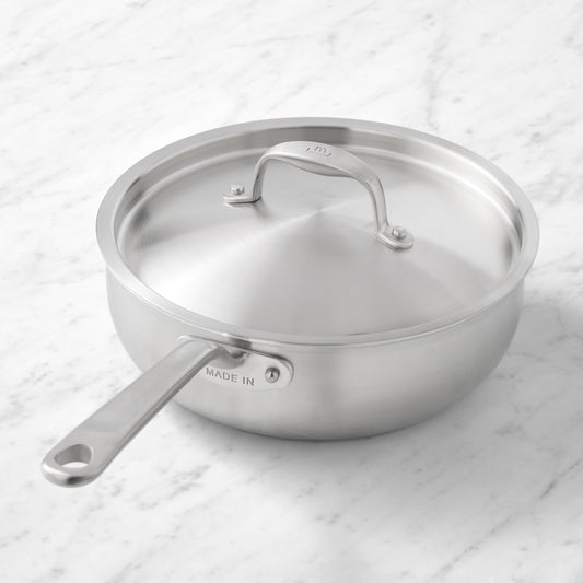 Made In Stainless-Steel Saucier, 3-Qt.,,