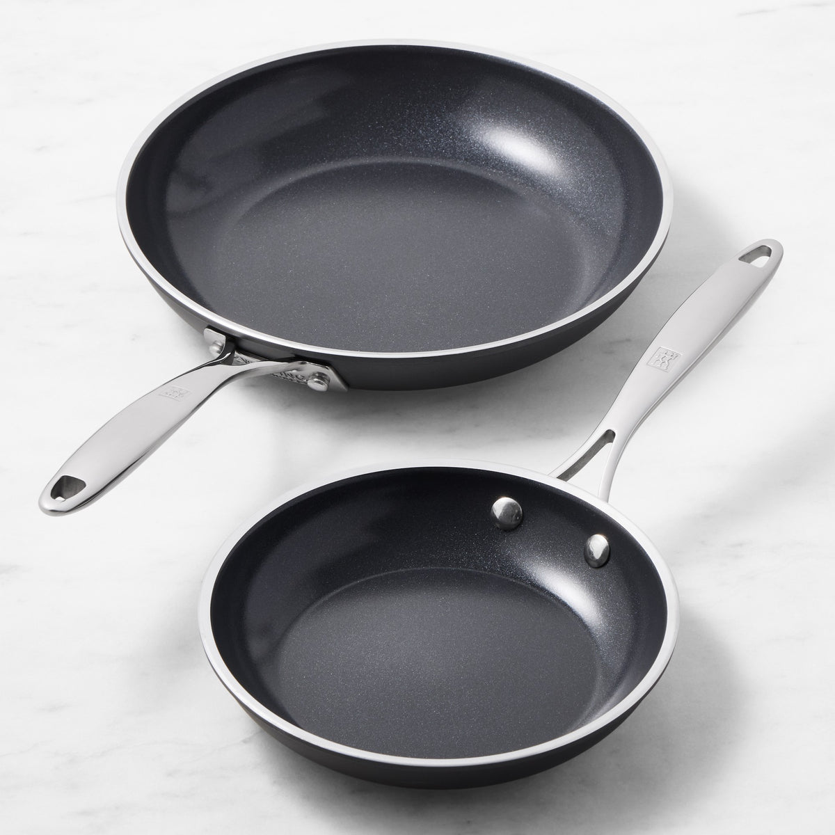 Zwilling Forte Plus Ceramic Nonstick Fry Pan, Set of 2,8" & 10",