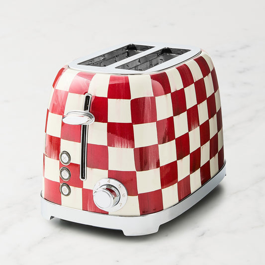 MacKenzie-Childs Cherry Check 2-Slice Toaster,,WSNOADS