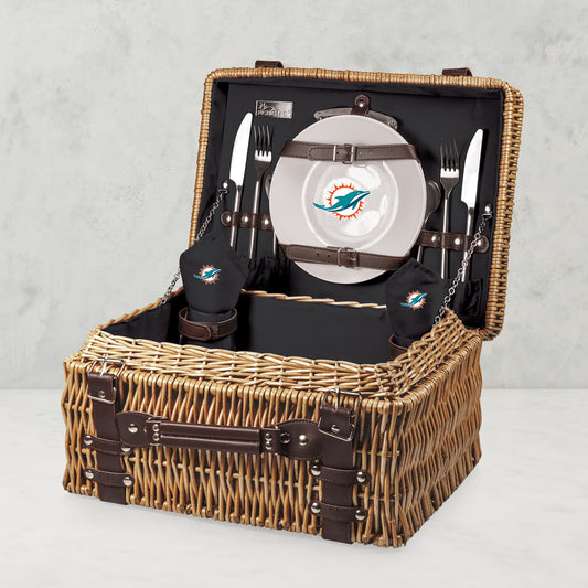 NFL Champion Picnic Basket,Miami Dolphins,Miami Dolphins