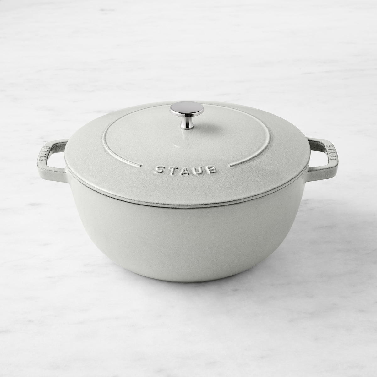 Staub Enameled Cast Iron Essential French Oven,White Truffle,