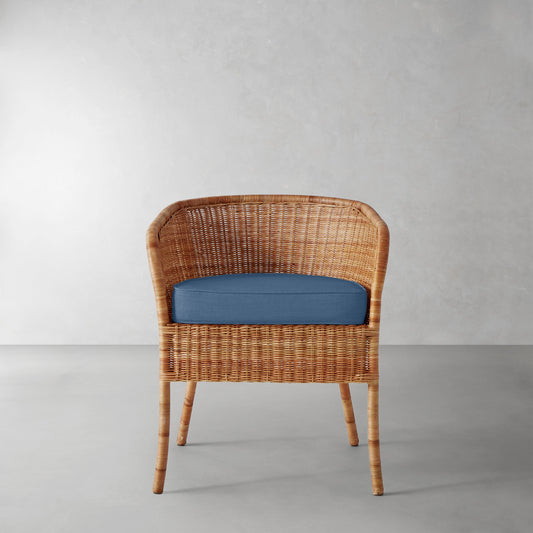 Topanga Armchair Cushion,Denim,