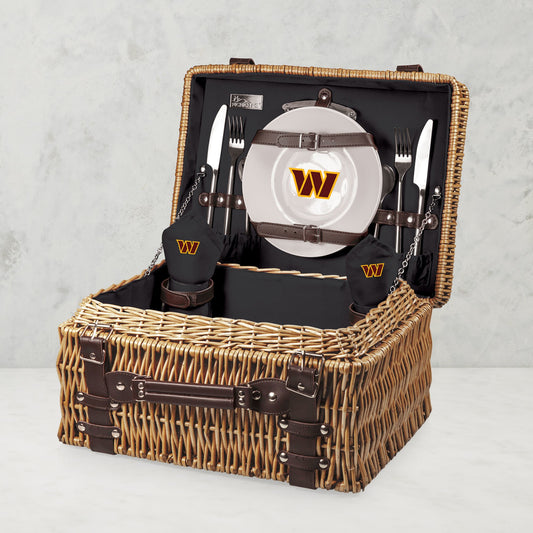 NFL Champion Picnic Basket,Washington Commanders,Washington Commanders