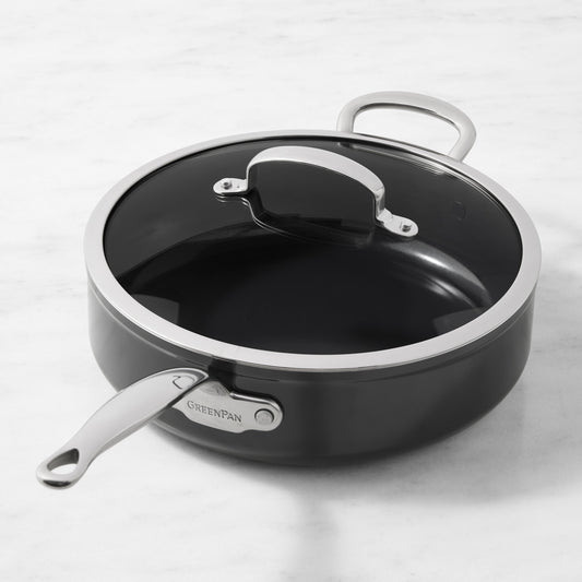 GreenPan Premiere Max Ceramic Nonstick Covered Sauté Pan, 5-Qt.,,
