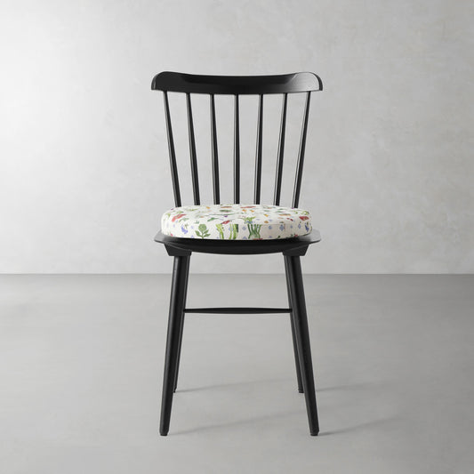 Ton Ironica Side Chair Cushion,Farmer's Market\, Multi,