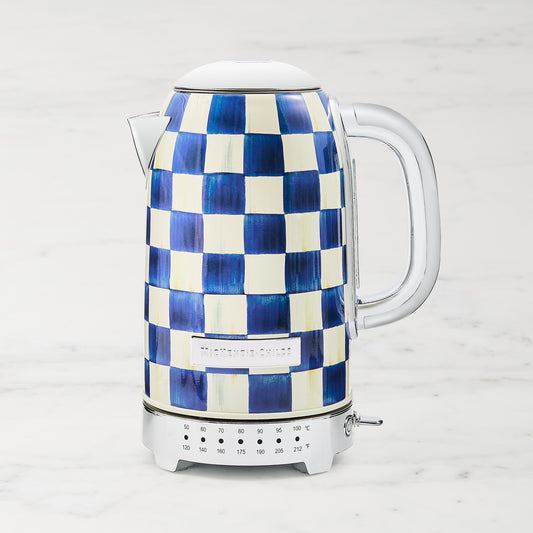 MacKenzie-Childs Royal Check Electric Kettle,,WSNOADS