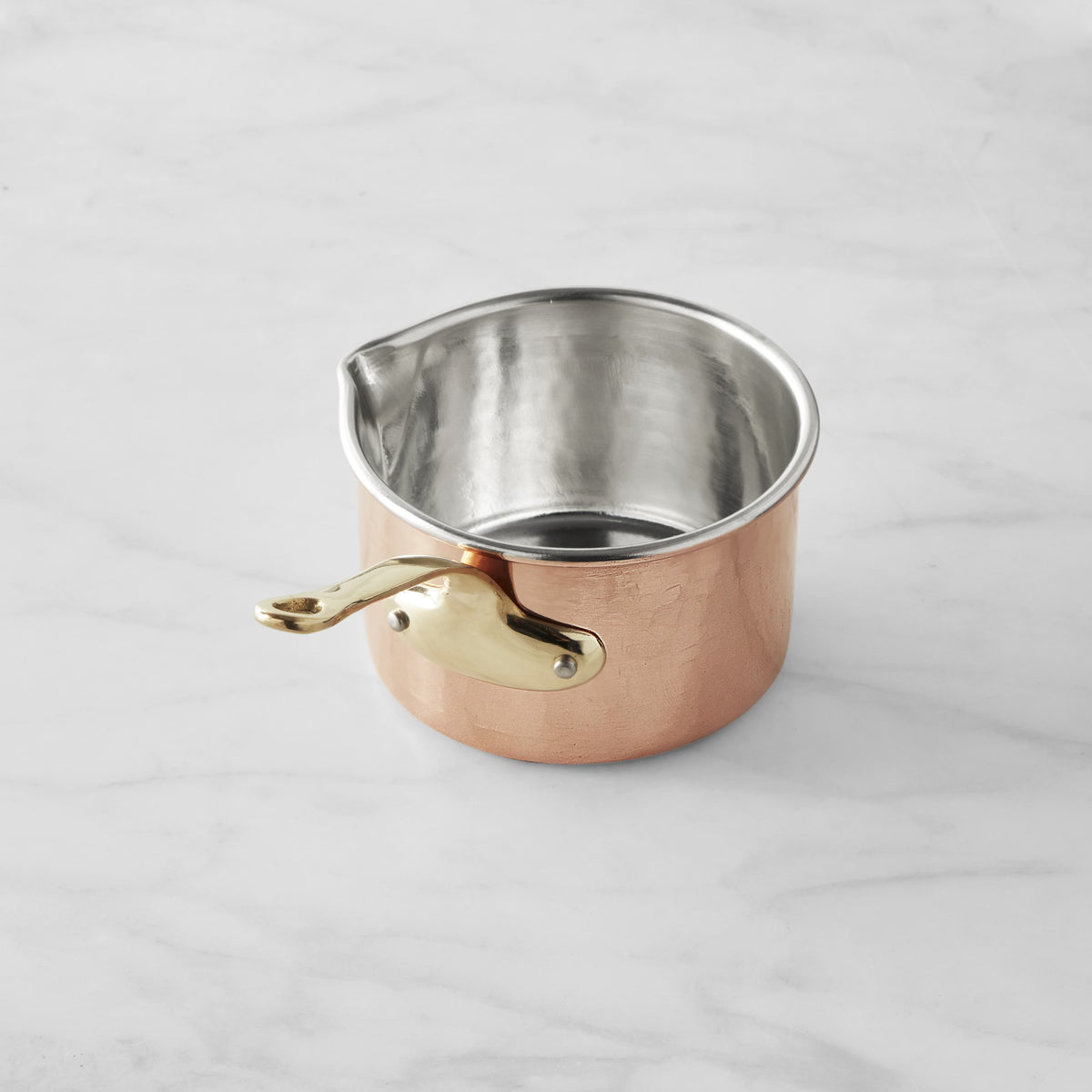 Ruffoni Historia Hammered Copper Saucepan, 1-Qt.,,