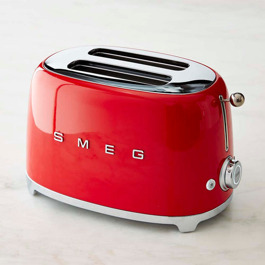SMEG 2-Slice Toaster,Red,