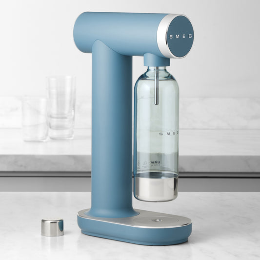 SMEG Sparkling Water Maker,Matte Fog Blue,