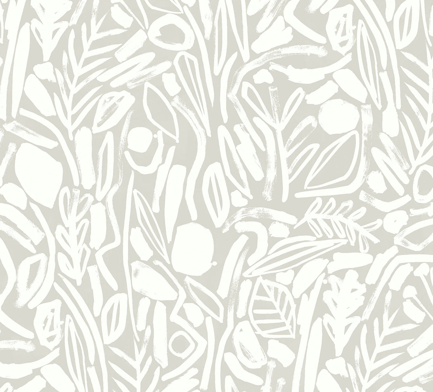 ohpopsi Verdure Stone Painted Botanical Unpasted Non Woven Wallpaper, 19.7-in by 33-ft., 54.2 sq. ft.
